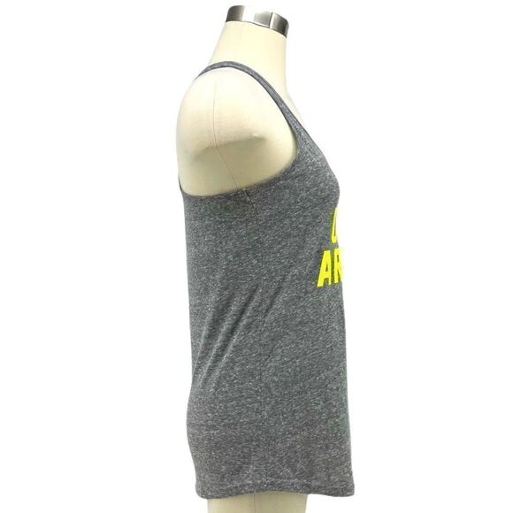 UNDER ARMOUR Racerback Tank - Light Heather Gray - Picture 2 of 7